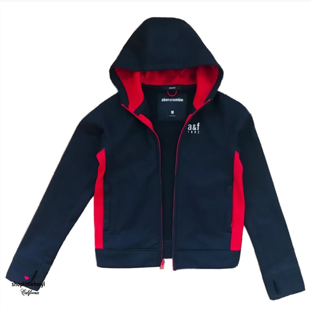 Abercrombie Kids Boys Active Full Zip Hoodie